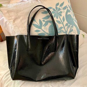 Ampersand as Apostrophe Leather Tote